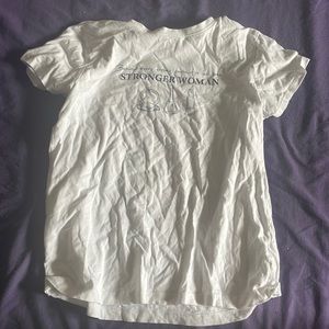“Behind every strong contour is an even Stronger Woman” Printed Tee
